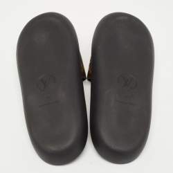 Louis Vuitton Brown Monogram Canvas Sunbath Flat Slides Size 41