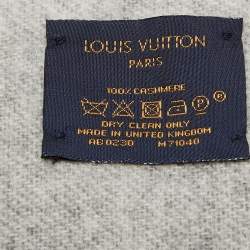Louis Vuitton Black Cashmere Reykjavik Scarf