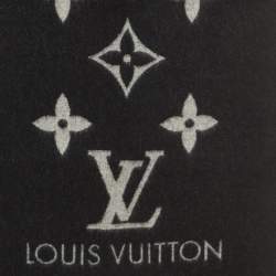 Louis Vuitton Black Cashmere Reykjavik Scarf