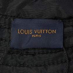 Pre Owned Louis Vuitton Blue Bobbygram Denim Bucket Hat M