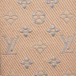Louis Vuitton Beige Logomania Shine Scarf