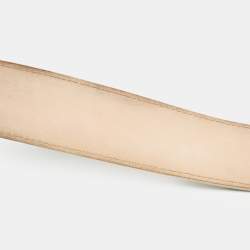 Pre Owned Louis Vuitton Damier Azur Canvas LV Initiales Belt 95 CM