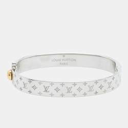 Pre Owned Louis Vuitton Nanogram Two Tone Bracelet M