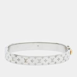 Pre Owned Louis Vuitton Nanogram Two Tone Bracelet M
