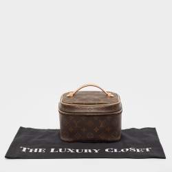 Louis Vuitton Monogram Canvas Nice Mini Vanity Case