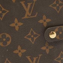 Pre Owned Louis Vuitton Monogram Canvas Small Ring Agenda Cover