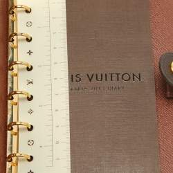 Pre Owned Louis Vuitton Monogram Canvas Small Ring Agenda Cover