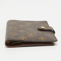 Pre Owned Louis Vuitton Monogram Canvas Small Ring Agenda Cover