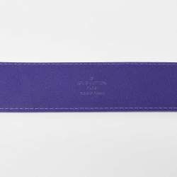 Pre Owned Louis Vuitton Figue Epi Leather LV Initiales Belt 85CM