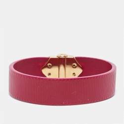 Louis Vuitton Indian Rose Epi Leather Spirit Bracelet 17