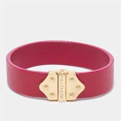 Louis Vuitton Indian Rose Epi Leather Spirit Bracelet 17