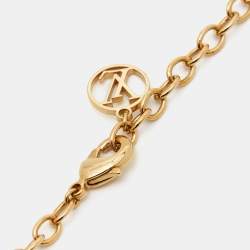 Pre Owned Louis Vuitton  Blooming Supple Gold Tone Necklace