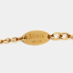 Pre Owned Louis Vuitton  Blooming Supple Gold Tone Necklace