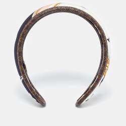 Louis Vuitton Be Mindful Monogram Print Silk Headband