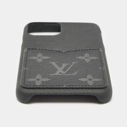 Louis Vuitton Monogram Eclipse Canvas and Leather iPhone 11Pro Bumper Case