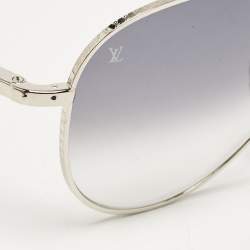 Pre Owned Louis Vuitton Gradient Damier Azur Conspiration Pilote Sunglasses