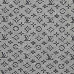 Louis Vuitton Grey Monogram Jacquard Wool Classic Scarf