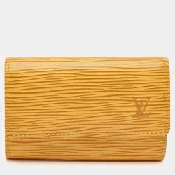 Pre Owned Louis Vuitton Tassil Yellow Epi Leather 6 Key Holder