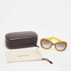 Louis Vuitton x Yayoi Kusama Yellow/Black Gradient Z0478W Oversized Sunglasses