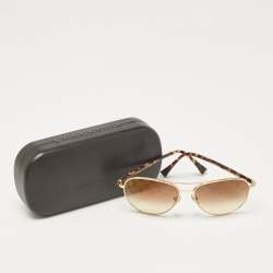 Louis Vuitton Gold/Brown Gradient Z0164U Conspiration Pilote Aviator Sunglasses
