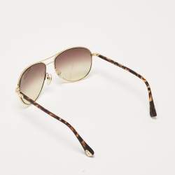 Louis Vuitton Gold/Brown Gradient Z0164U Conspiration Pilote Aviator Sunglasses