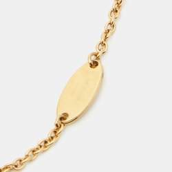 مملوكة مسبقًا Louis Vuitton Iconic Crystals Gold Tone Bracelet