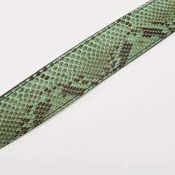 Louis Vuitton Green Python Bandoulière Shoulder Bag Strap