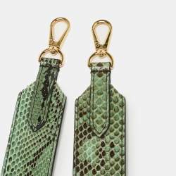Louis Vuitton Green Python Bandoulière Shoulder Bag Strap