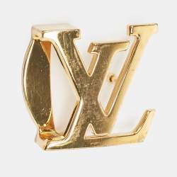 Louis Vuitton Black/Brown Leather LV Initiales Reversible Belt 80 CM