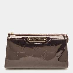 Pre Owned Louis Vuitton Amarante Monogram Vernis Trousse Cosmetic Pouch