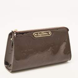Pre Owned Louis Vuitton Amarante Monogram Vernis Trousse Cosmetic Pouch