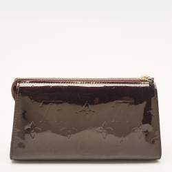 Pre Owned Louis Vuitton Amarante Monogram Vernis Trousse Cosmetic Pouch