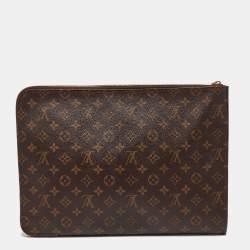Pre Owned Louis Vuitton Monogram Canvas Poche Documents Portfolio Case
