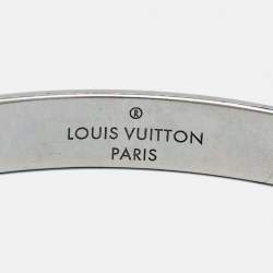 Louis Vuitton Nanogram Two Tone Cuff Bracelet S