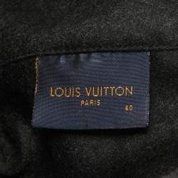 Louis Vuitton Grey Shearling Trim Wool Alps Trapper Hat Size 60