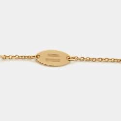 مملوكة مسبقًا Louis Vuitton LV Iconic Enamel Gold Tone Bracelet