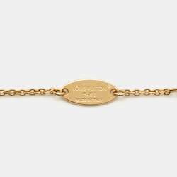 مملوكة مسبقًا Louis Vuitton LV Iconic Enamel Gold Tone Bracelet