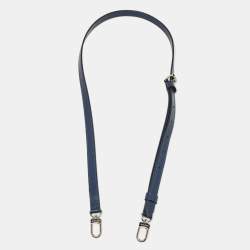 Louis Vuitton Navy Blue Leather Adjustable Shoulder Bag Strap