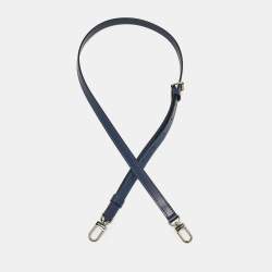 Louis Vuitton Navy Blue Leather Adjustable Shoulder Bag Strap