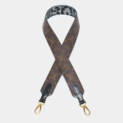 Louis Vuitton Monogram Canvas and Leopard Print Leather Shoulder Bag Strap