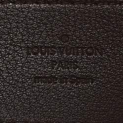 Pre Owned Louis Vuitton Amarante Monogram Vernis LV Initiales Belt 90CM