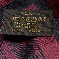 Pre Owned Louis Vuitton Multicolor Informalle Print Silk Giant Scarf