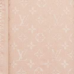 Louis Vuitton Natural Monogram Silk & Wool Shawl