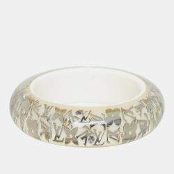 Pre Owned Louis Vuitton Acrylic and Resin Bangle S