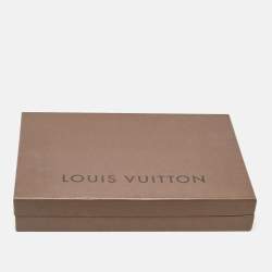 Pre Owned Louis Vuitton Orange/Pink Printed Silk Square Scarf 