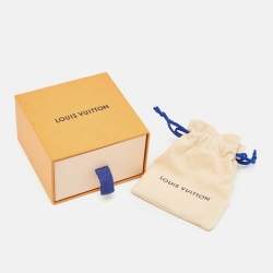 Pre Owned Louis Vuitton Essential V Gold Tone Necklace