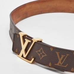 Louis Vuitton Monogram Canvas LV Initiales Belt 85CM