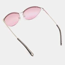 Louis Vuitton Pink Z1040W Rimless Thelma and Louise Cat Eye Sunglasses