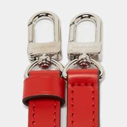 Louis Vuitton Red Leather Adjustable Shoulder Bag Strap