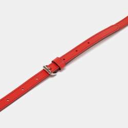 Louis Vuitton Red Leather Adjustable Shoulder Bag Strap